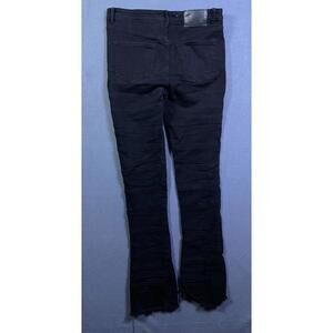 Black Men's Slim Biker Stretch Jeans